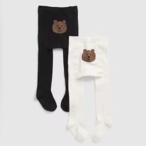 GAP Toddler Girl Tights (4 pairs bundle) , Size 4-5
